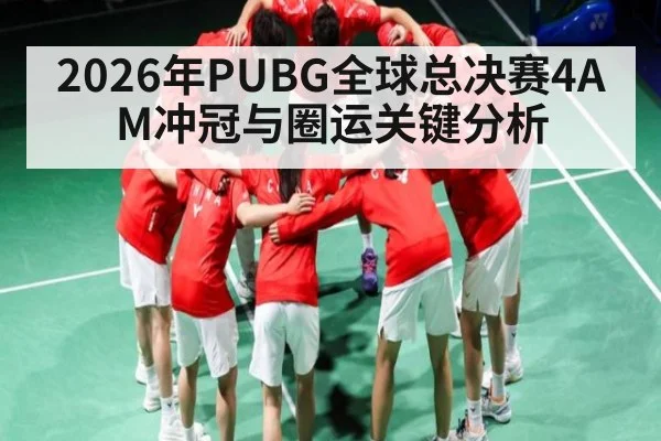 2026年PUBG全球总决赛4AM冲冠与圈运关键分析
